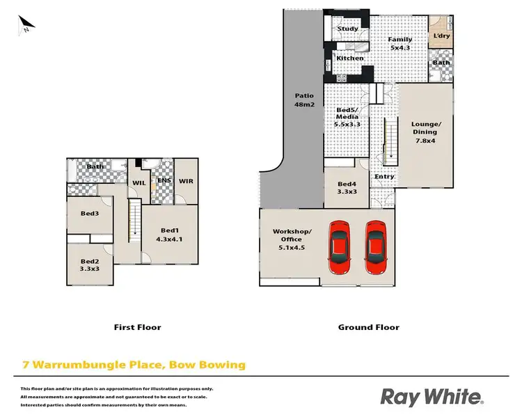 Floorplan of Homely house listing, 7 Warrumbungle Place, Bow Bowing NSW 2566