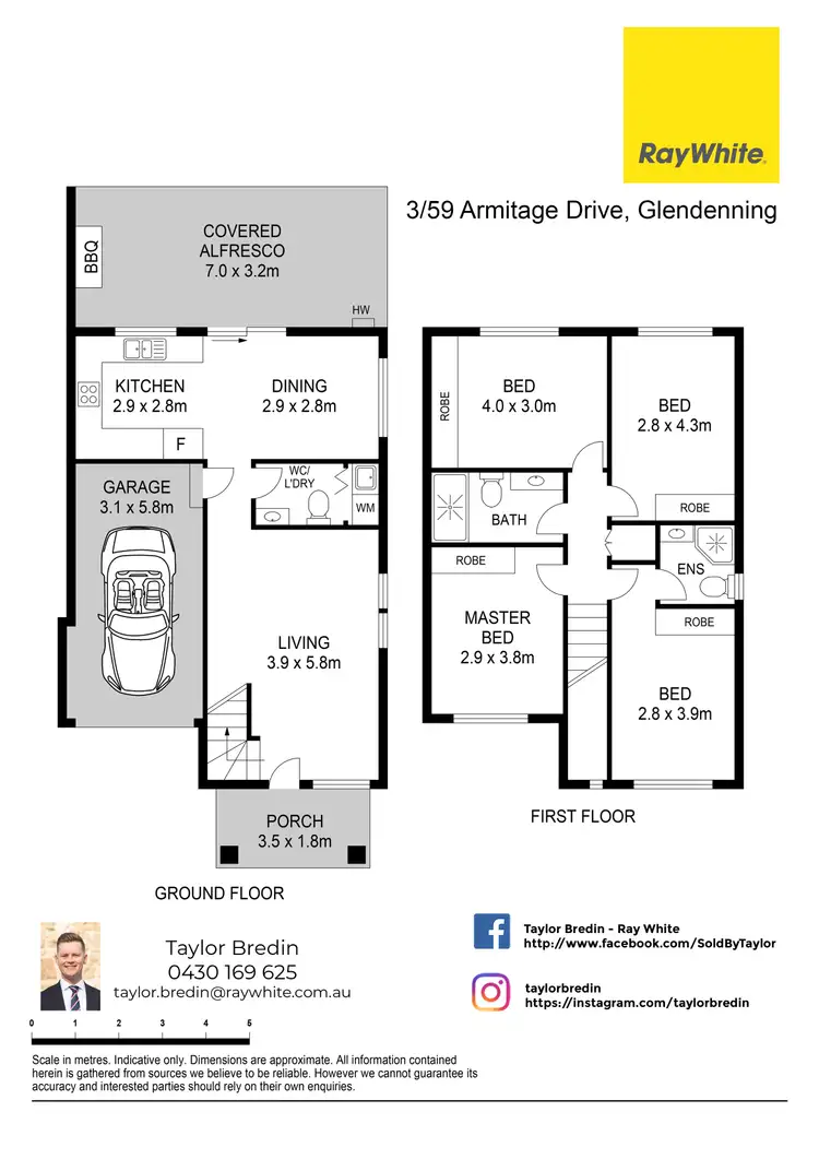 Floorplan of Homely house listing, 3/59 Armitage Drive, Glendenning NSW 2761
