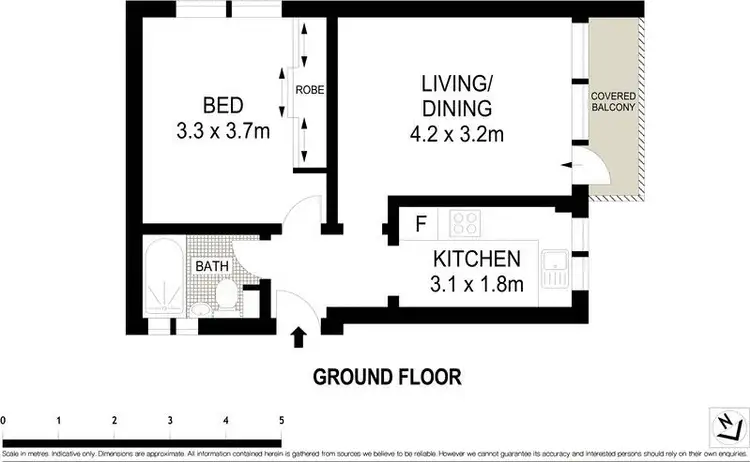 Floorplan of Homely unit listing, 12/187 Evans Street, Rozelle NSW 2039