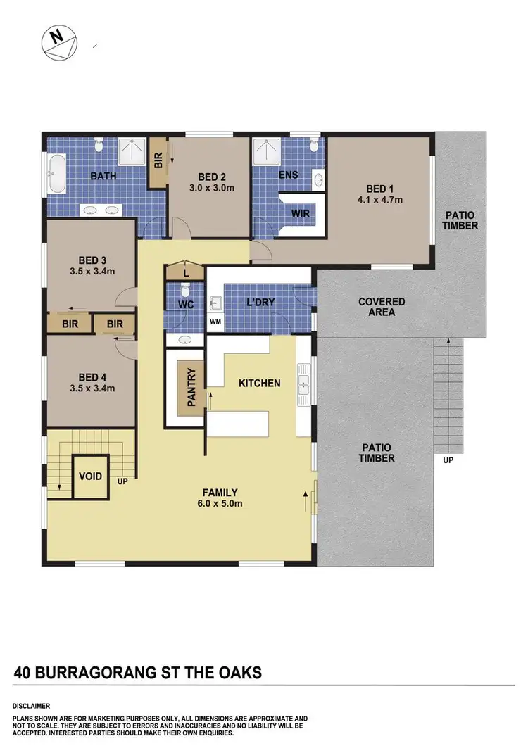 Floorplan of Homely land listing, 40 Burragorang Street, The Oaks NSW 2570