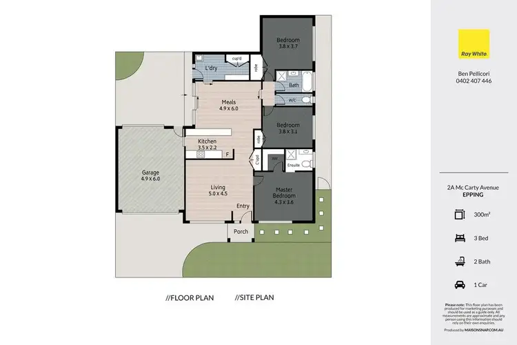 Floorplan of Homely house listing, 2A McCarty Avenue, Epping VIC 3076