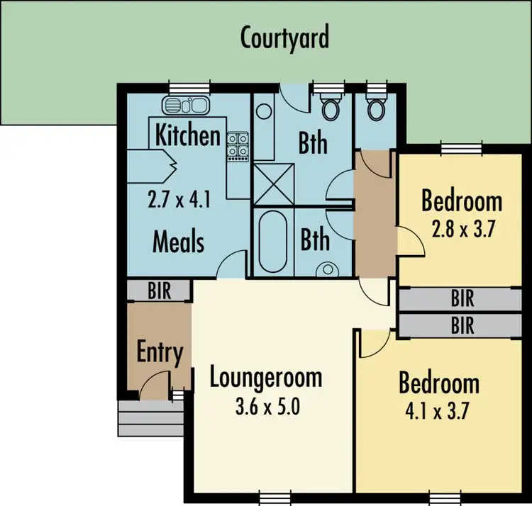 Floorplan of Homely unit listing, 3/130 East Boundary Road, Bentleigh East VIC 3165