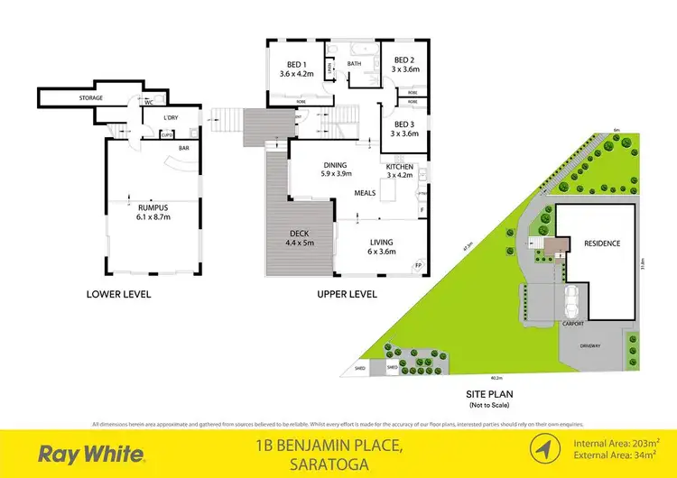 Floorplan of Homely house listing, 1B Benjamin Place, Saratoga NSW 2251