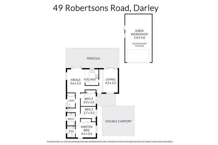 Floorplan of Homely house listing, 49 Robertsons Road, Darley VIC 3340