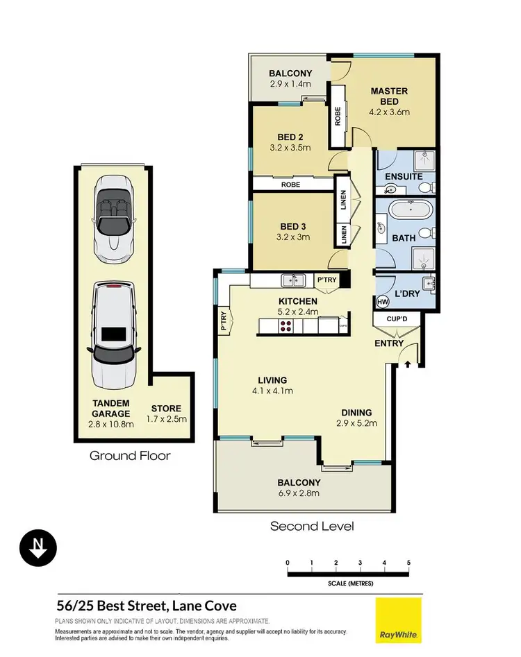 Floorplan of Homely apartment listing, 56/25 Best Street, Lane Cove NSW 2066