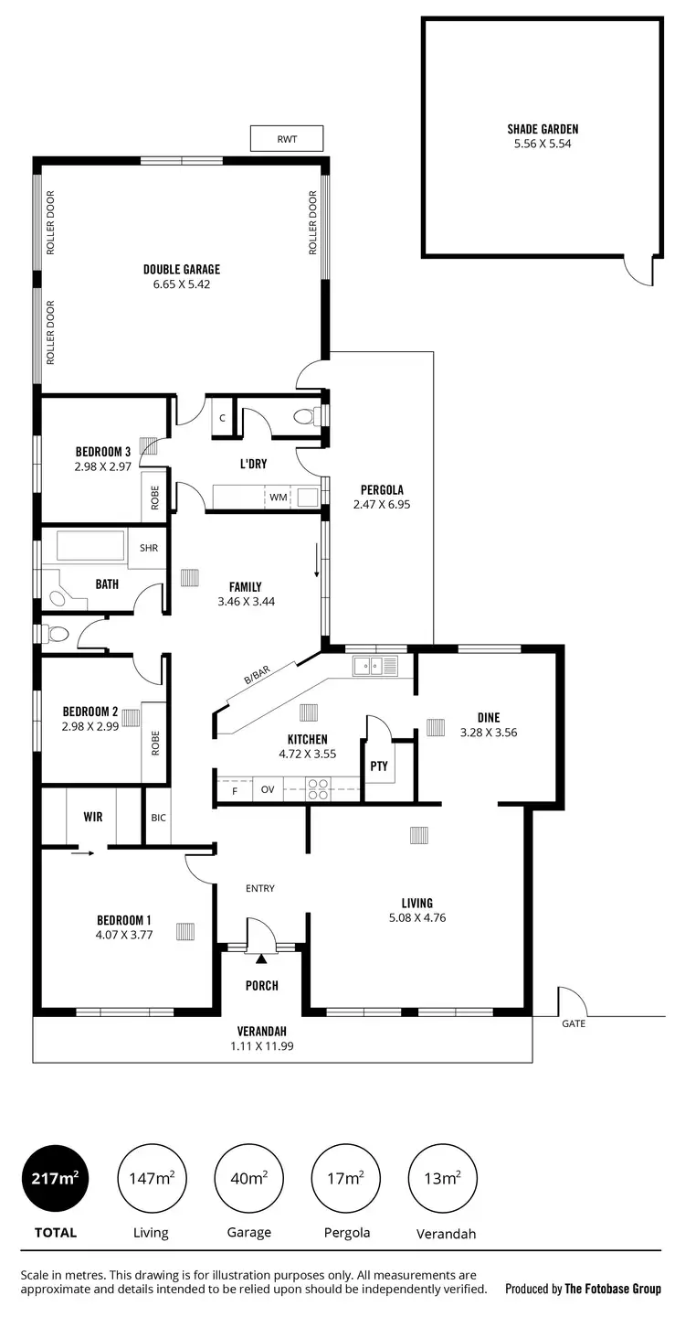 Floorplan of Homely house listing, 10 Dumphries Street, Flagstaff Hill SA 5159