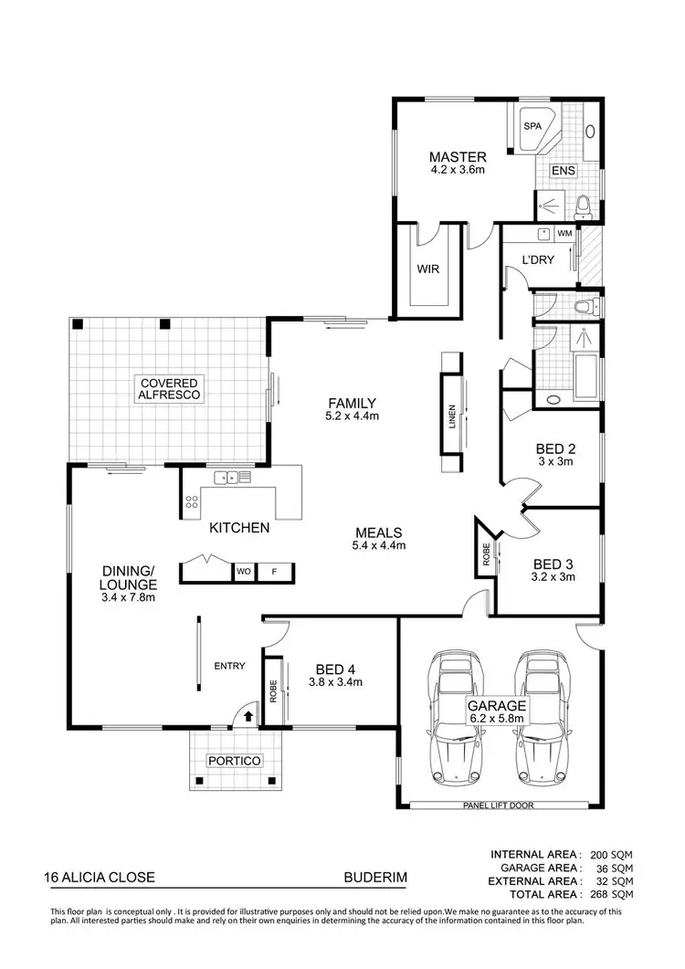 Floorplan of Homely house listing, 16 Alicia Close, Buderim QLD 4556