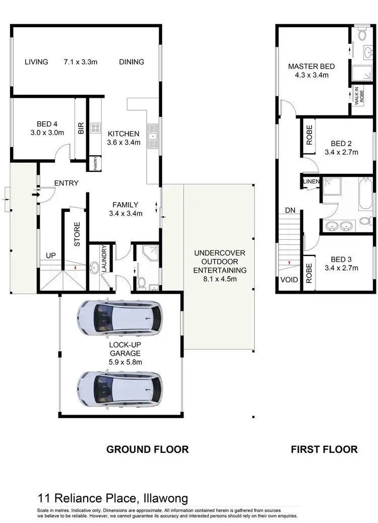 Floorplan of Homely house listing, 11 Reliance Place, Illawong NSW 2234