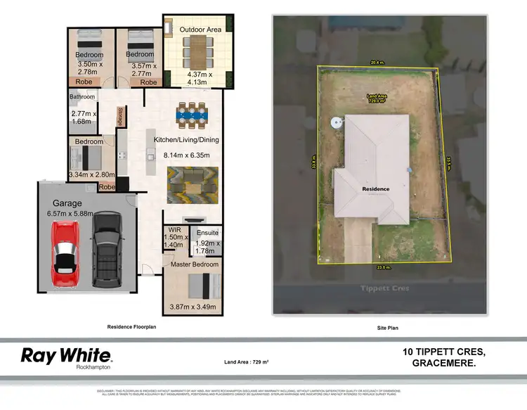 Floorplan of Homely house listing, 10 Tippett Crescent, Gracemere QLD 4702