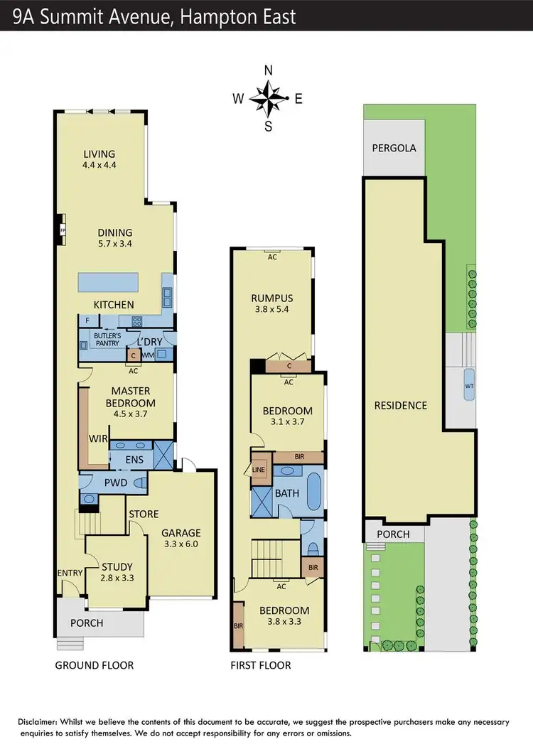 Floorplan of Homely house listing, 9A Summit Avenue, Hampton East VIC 3188