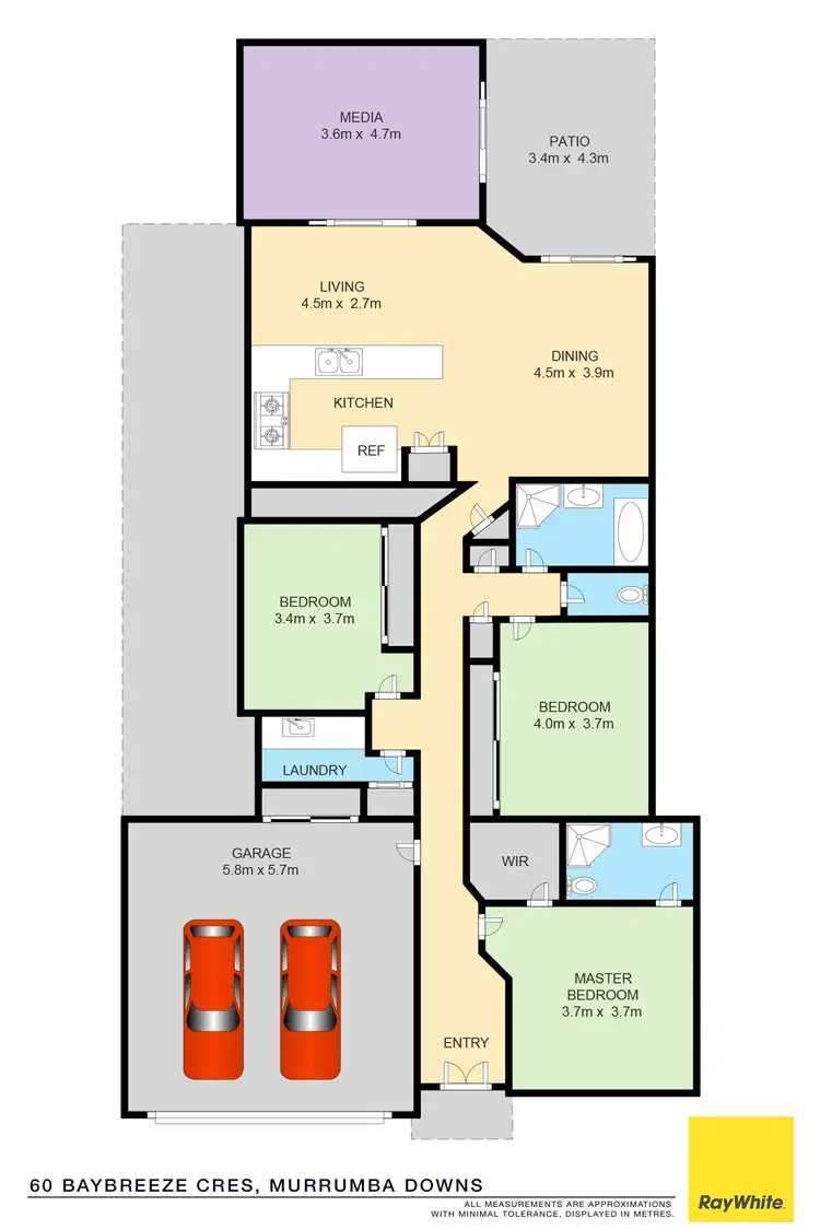 Floorplan of Homely house listing, 60 Baybreeze Crescent, Murrumba Downs QLD 4503
