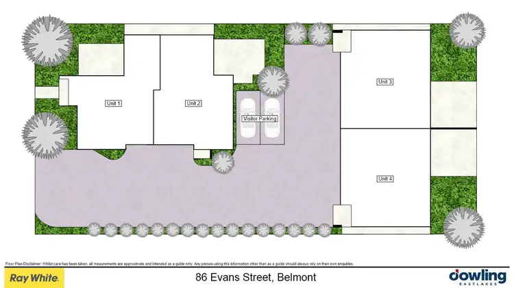 Floorplan of Homely townhouse listing, 3/86 Evans Street, Belmont NSW 2280