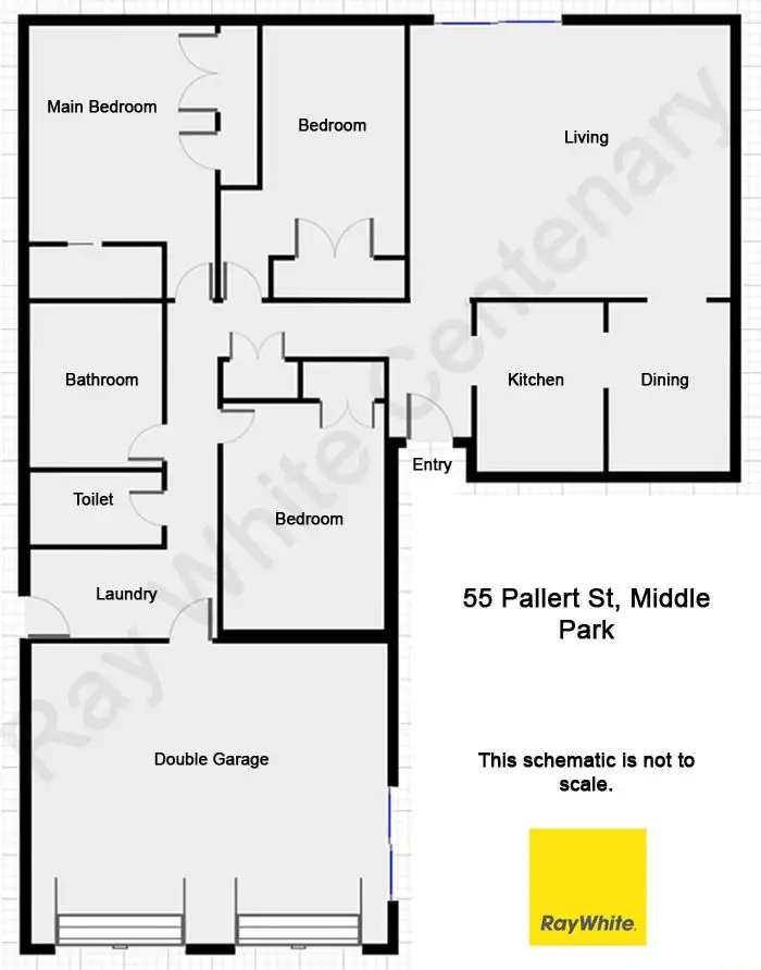 Floorplan of Homely house listing, 55 Pallert Street,, Middle Park QLD 4074
