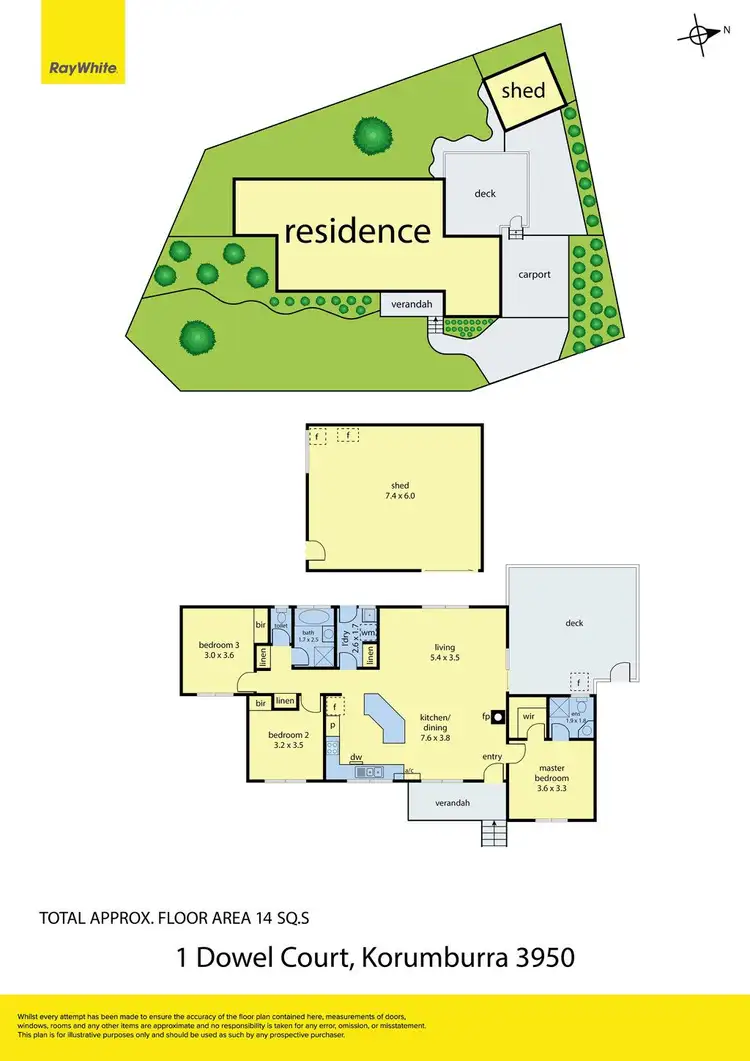 Floorplan of Homely house listing, 1 Dowel Court, Korumburra VIC 3950