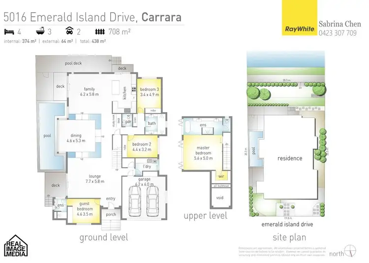 Floorplan of Homely house listing, 5016 Emerald Island Drive, Carrara QLD 4211