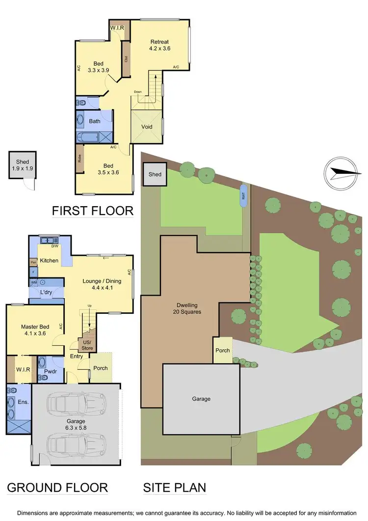 Floorplan of Homely townhouse listing, 54 Renwick Road, Ferntree Gully VIC 3156