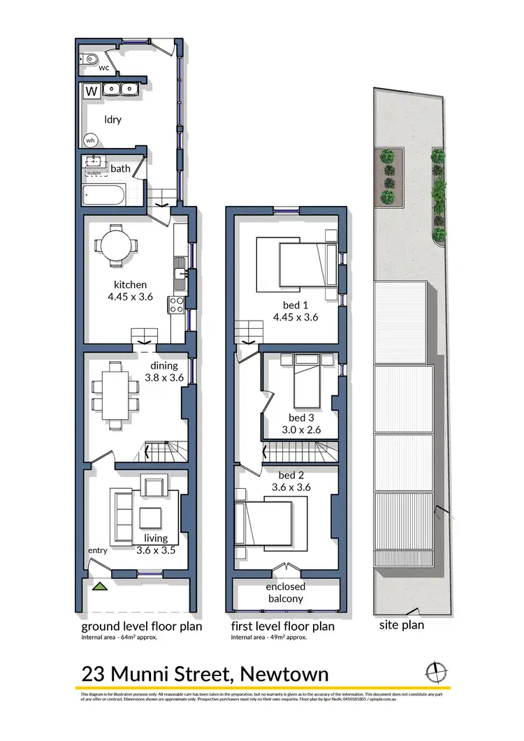 Floorplan of Homely house listing, 23 Munni Street, Newtown NSW 2042