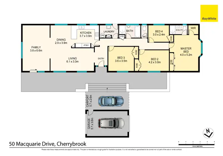 Floorplan of Homely house listing, 50 Macquarie Drive, Cherrybrook NSW 2126