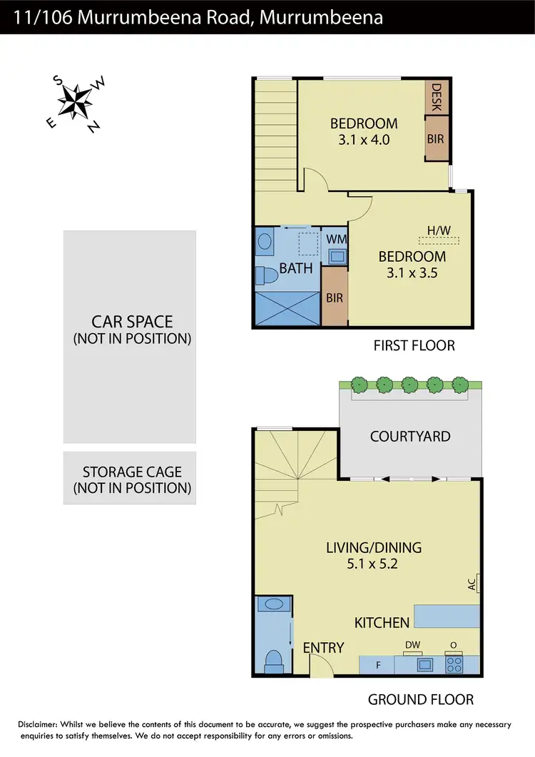 Floorplan of Homely apartment listing, 11/106 Murrumbeena Road, Murrumbeena VIC 3163