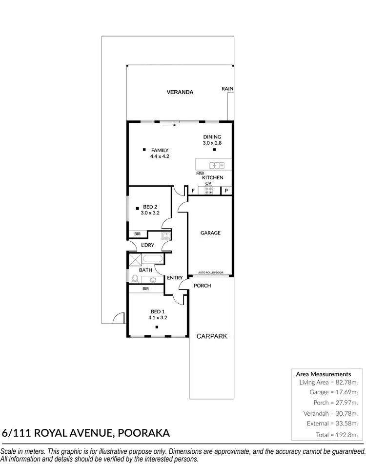Floorplan of Homely house listing, 6/111 Royal Avenue, Pooraka SA 5095
