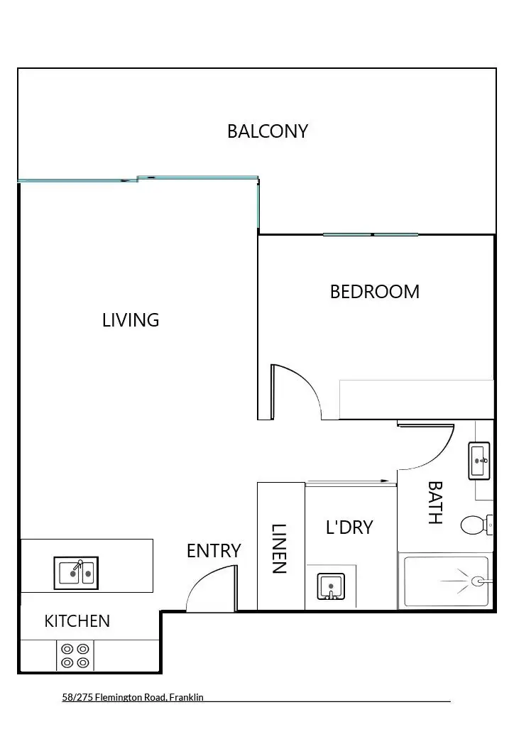 Floorplan of Homely unit listing, 58/275 Flemington Road, Franklin ACT 2913