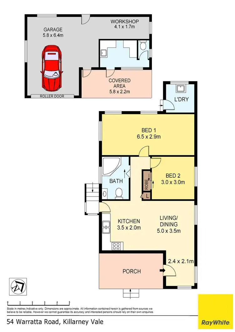 Floorplan of Homely house listing, 54 Warratta Road, Killarney Vale NSW 2261