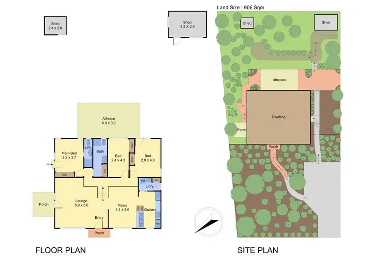 Floorplan of Homely house listing, 9 Fairdell Crescent, Hurstbridge VIC 3099