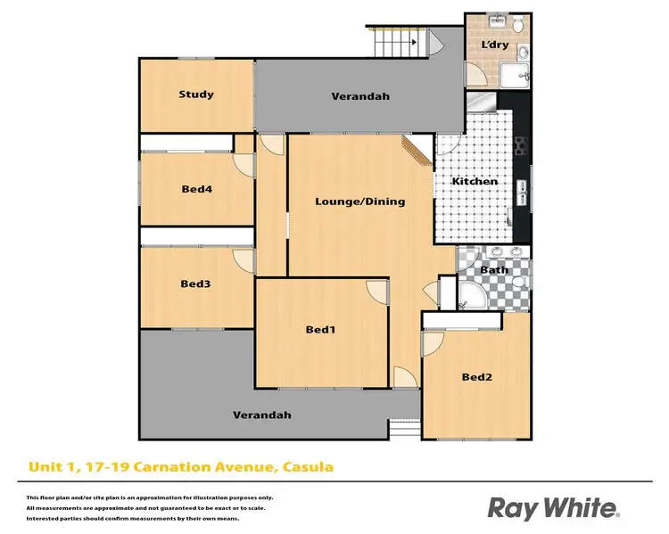 Floorplan of Homely house listing, 1/17-19 Carnation Avenue, Casula NSW 2170