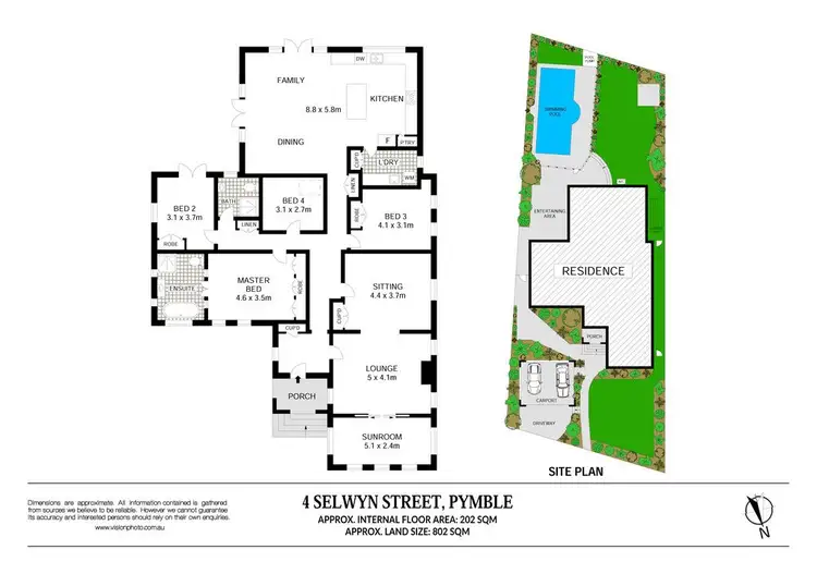 Floorplan of Homely house listing, 4 Selwyn Street, Pymble NSW 2073