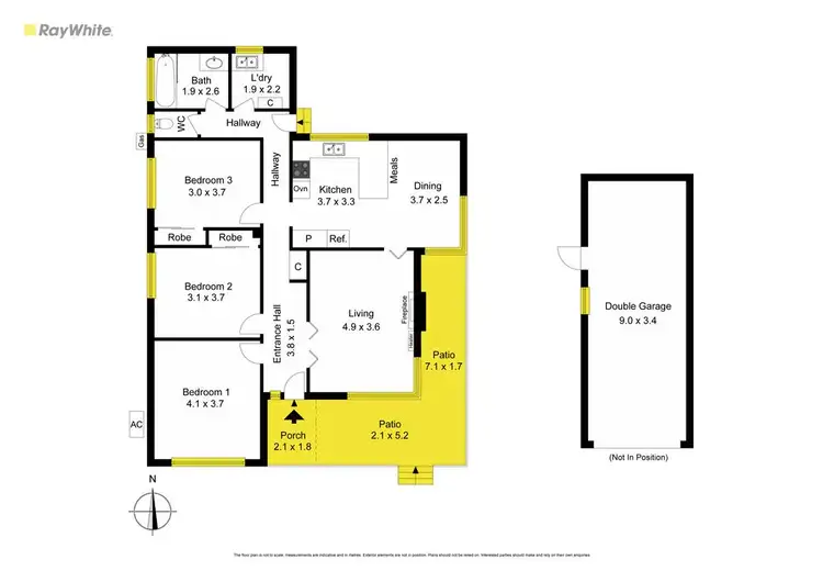 Floorplan of Homely house listing, 50 Kingsway Drive, Lalor VIC 3075