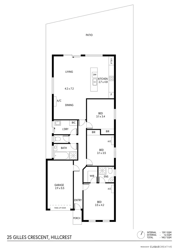 Floorplan of Homely house listing, 25 Gilles Crescent, Hillcrest SA 5086
