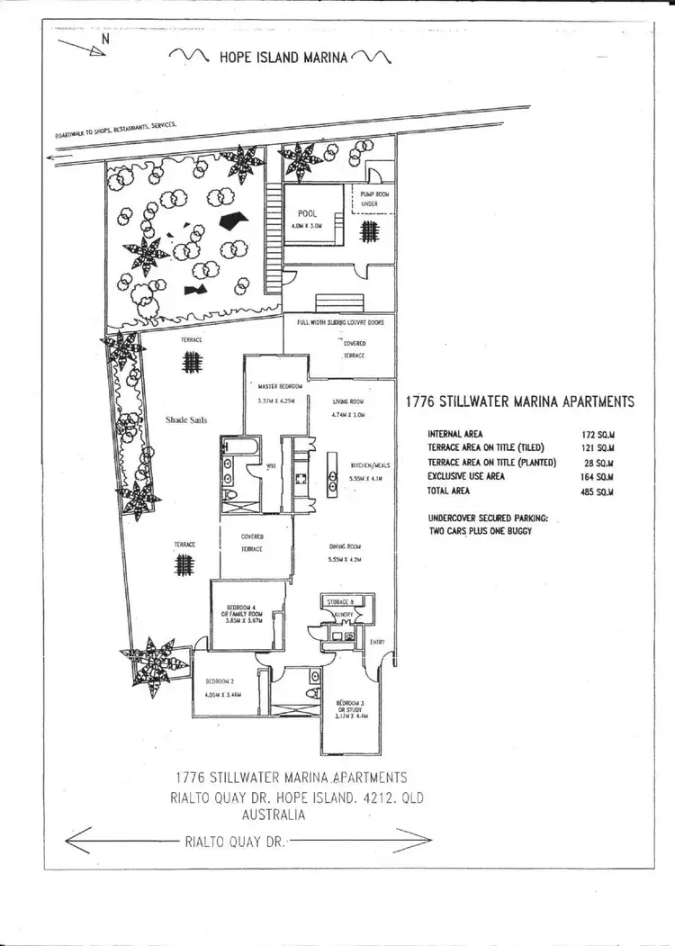 Floorplan of Homely apartment listing, 1776/1 Rialto Quay Drive, Hope Island QLD 4212