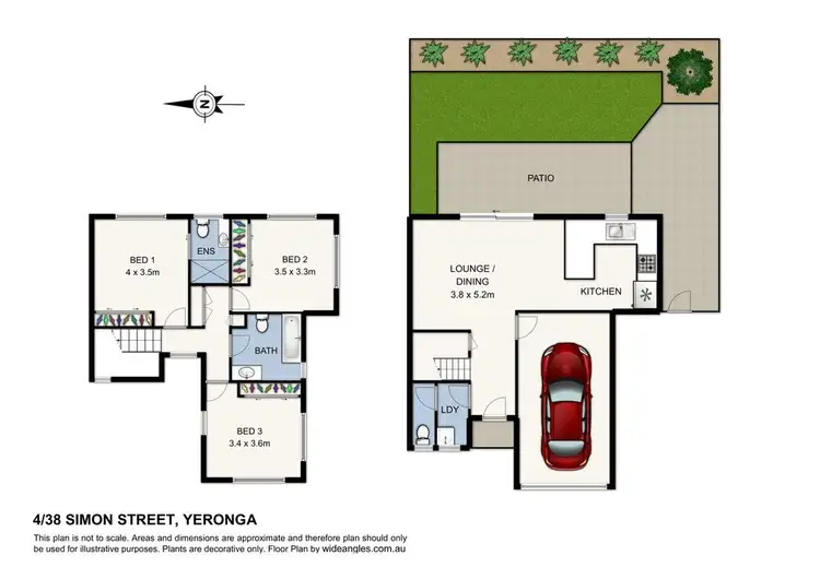 Floorplan of Homely townhouse listing, 4/38 Simon Street, Yeronga QLD 4104