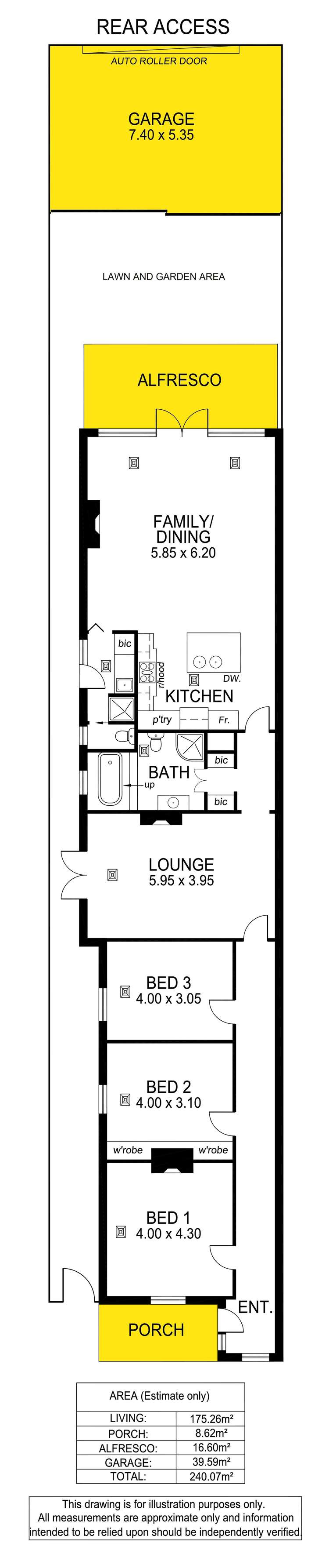 Floorplan of Homely house listing, 16 Gordon Street, Glenelg SA 5045