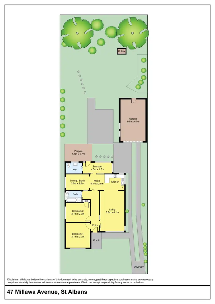 Floorplan of Homely house listing, 47 Millawa Avenue, St Albans VIC 3021