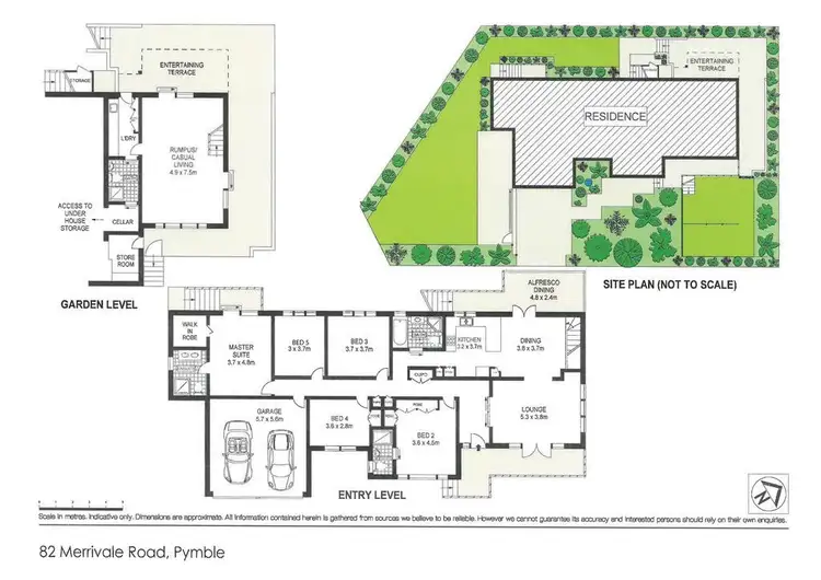 Floorplan of Homely house listing, 82 Merrivale Road, Pymble NSW 2073