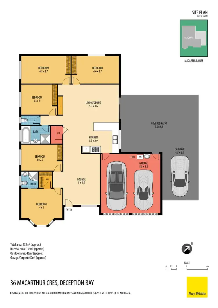 Floorplan of Homely house listing, 36 Macarthur Crescent, Deception Bay QLD 4508