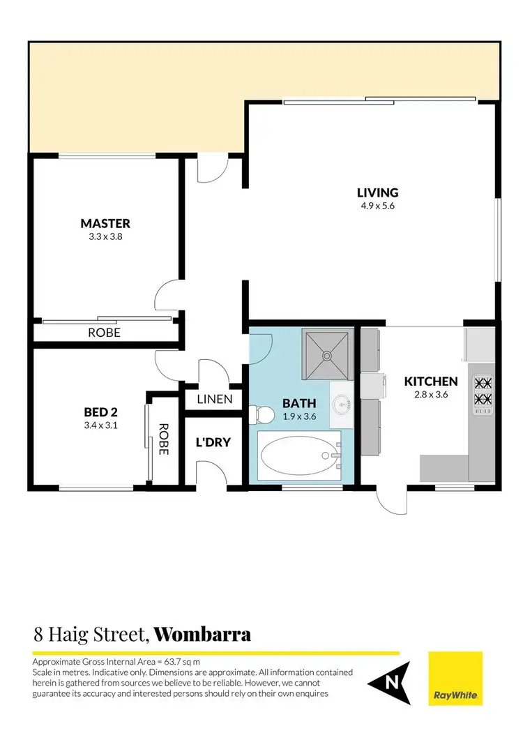 Floorplan of Homely house listing, 8 Haig Street, Wombarra NSW 2515