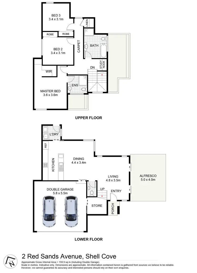 Floorplan of Homely house listing, 2 Red Sands Avenue, Shell Cove NSW 2529