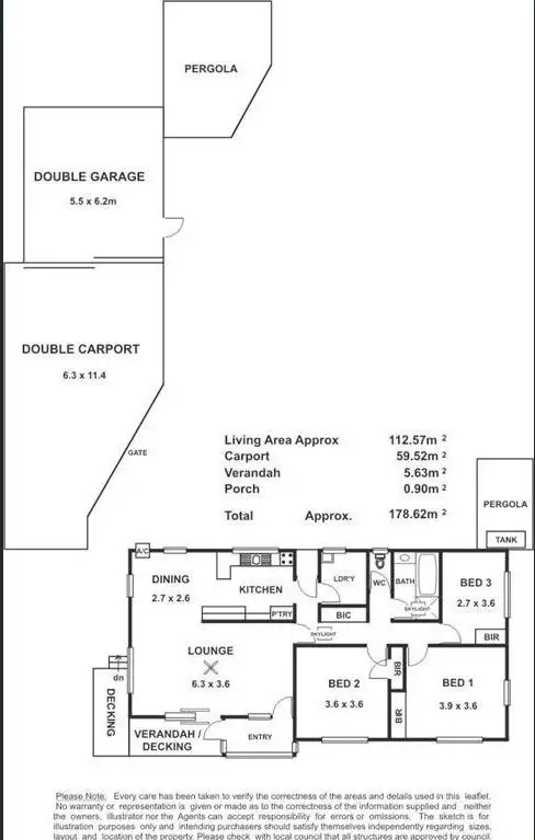 Floorplan of Homely house listing, 7 Princes Road, Mount Barker SA 5251