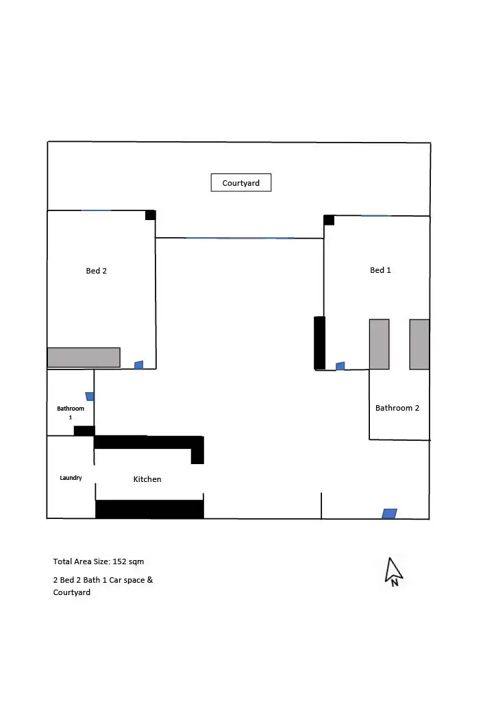 Floorplan of Homely apartment listing, F474/83-93 Dalmeny Avenue, Rosebery NSW 2018