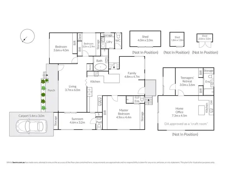 Floorplan of Homely house listing, 710 Warringah Road, Forestville NSW 2087