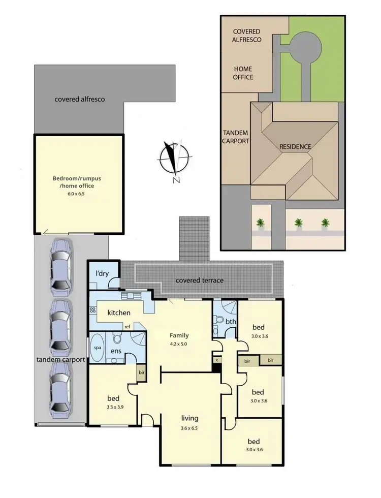 Floorplan of Homely house listing, 18 Leonard Street, Dandenong VIC 3175