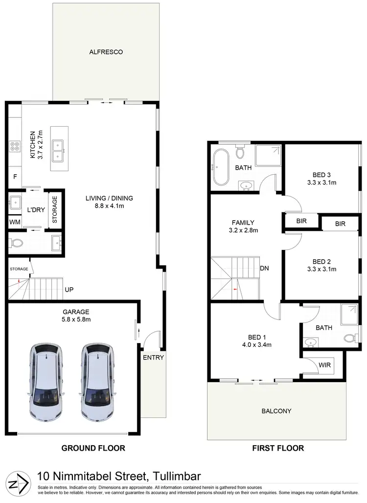 Floorplan of Homely house listing, 10 Nimmitabel Street, Tullimbar NSW 2527