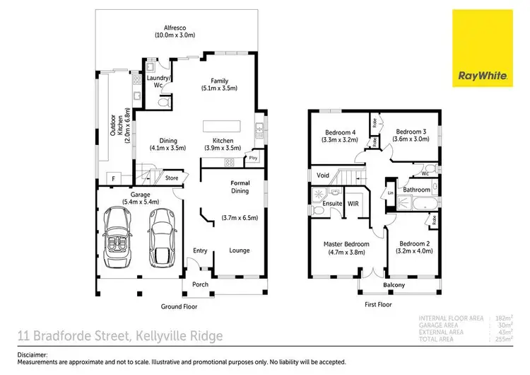 Floorplan of Homely house listing, 11 Bradforde Street, Kellyville Ridge NSW 2155