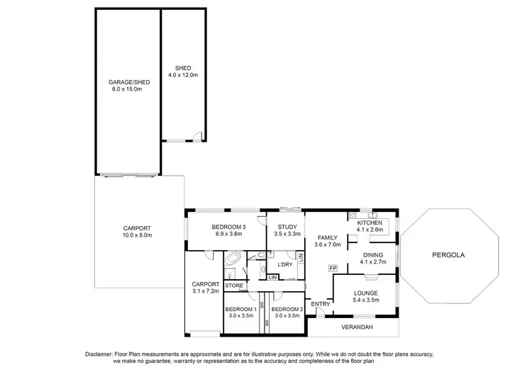 Floorplan of Homely house listing, 4 Yahl Hall Road, Yahl SA 5291