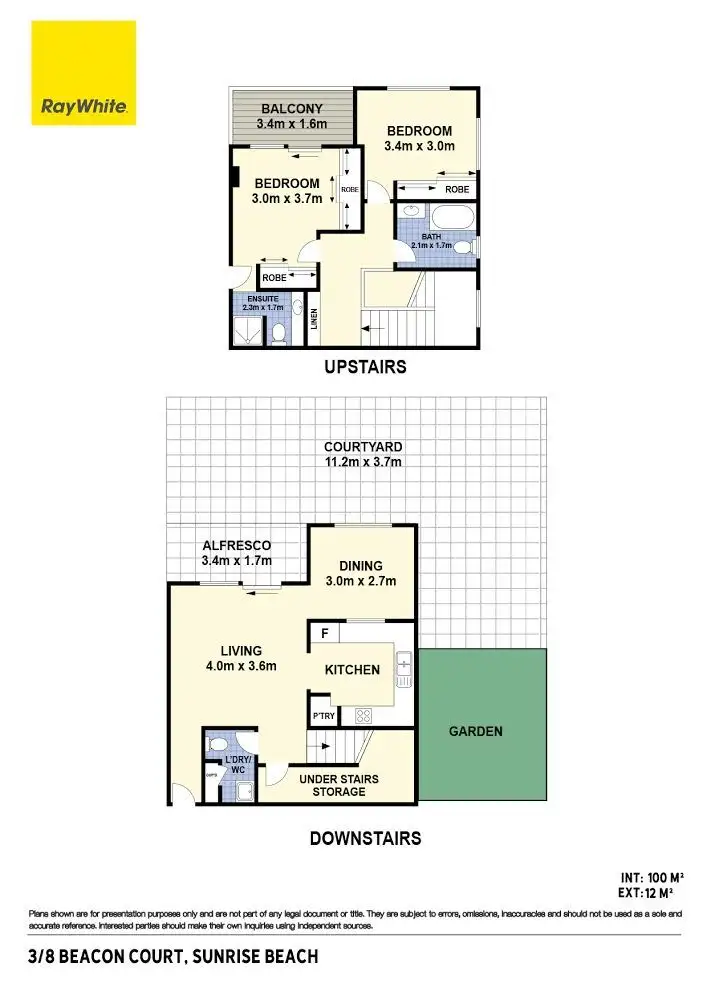 Floorplan of Homely unit listing, 3/8 Beacon Court, Sunrise Beach QLD 4567