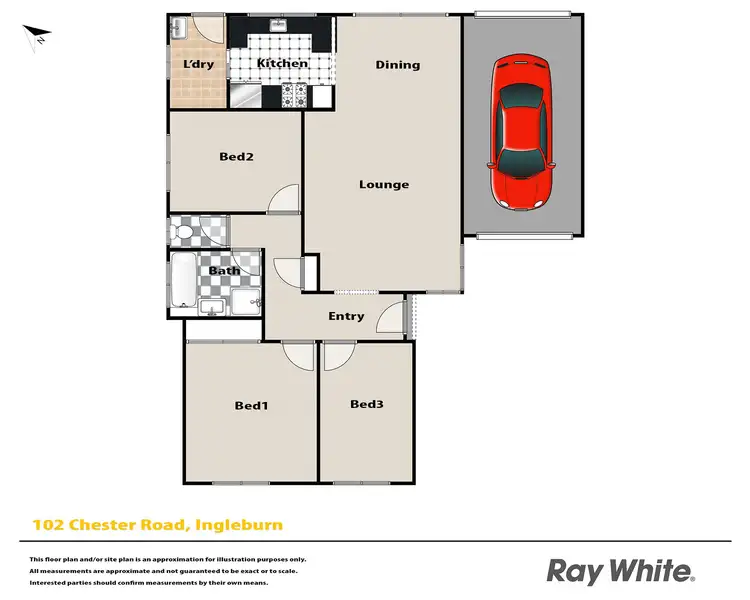 Floorplan of Homely house listing, 102 Chester Road, Ingleburn NSW 2565