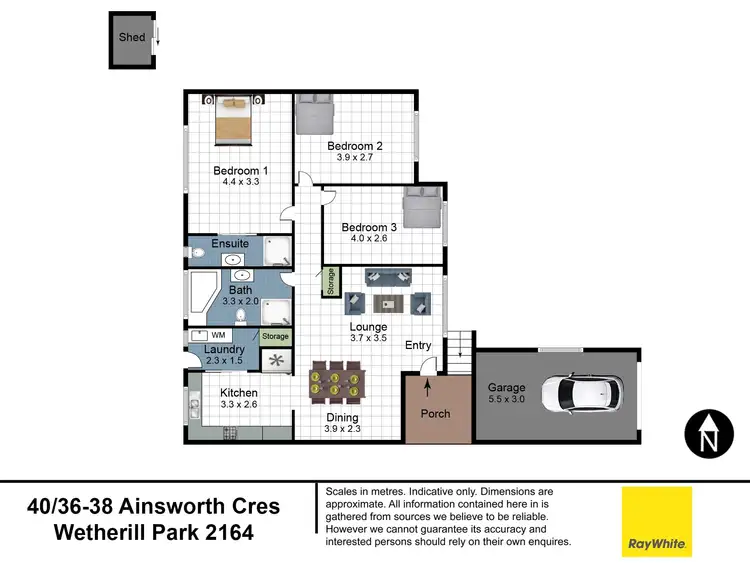 Floorplan of Homely townhouse listing, 40/36 Ainsworth Crescent, Wetherill Park NSW 2164