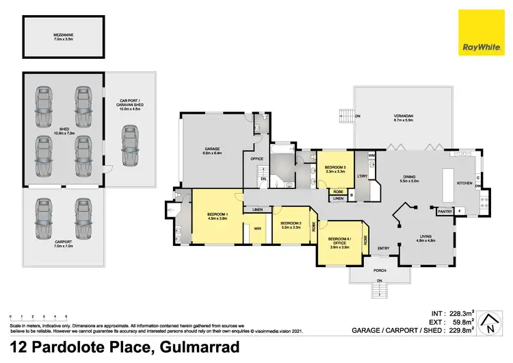Floorplan of Homely house listing, 12 Pardalote Place, Gulmarrad NSW 2463